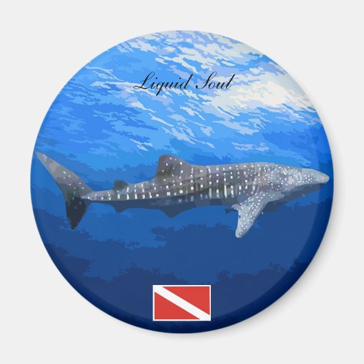 Whale Shark Magnets Magneet (Voorkant)
