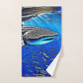 Whale Shark Majesty Design Bad Handdoek (Handdoek)