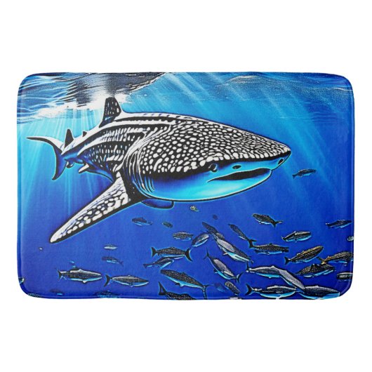 Whale Shark Majesty Design Badmat (Voorkant)