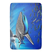 Whale Shark Majesty Design Badmat (Voorkant Verticaal)