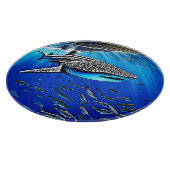 Whale Shark Majesty Design Snijplank (Hoek)