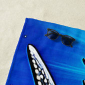 Whale Shark Majesty Design Strandlaken (In situ)