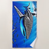 Whale Shark Majesty Design Strandlaken (Voorkant)