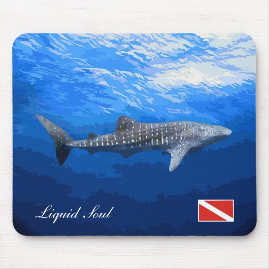 Whale Shark Mousepad Muismat (Voorkant)