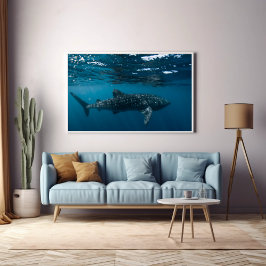 Whale Shark Natuur Fotografie Onderzeese wereld Poster