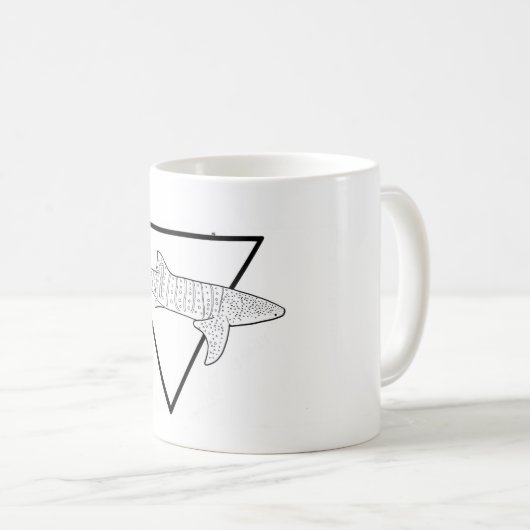 Whale shark print mok (Voorkant rechts)