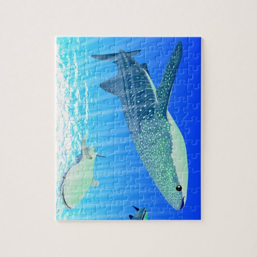 Whale Shark puzzel Legpuzzel (Verticaal)