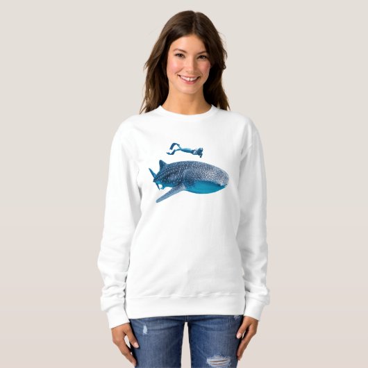 Whale Shark Sweatshirt (Voorkant volledig)