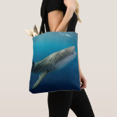 Whale Shark Swimming Tote Bag (Dichtbij)