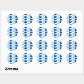 Whale Silhouette Print Sticker (Vel)