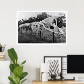 Whale Skeleton Alaska 1922 Poster (Thuiskantoor)