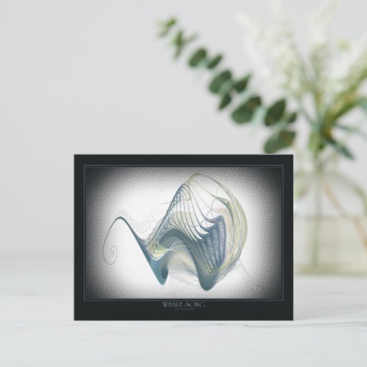 Whale Song-Briefkaart Briefkaart (Staand voorkant)