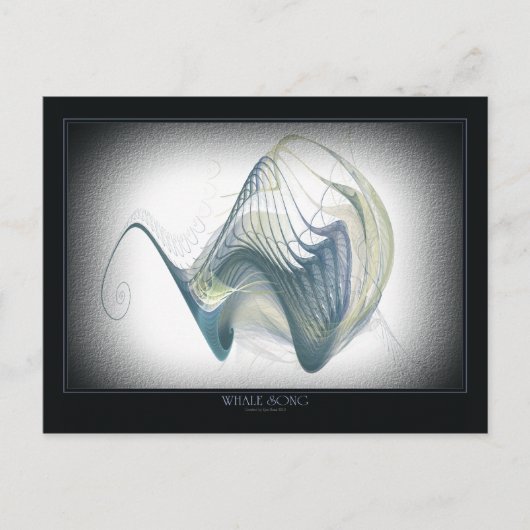 Whale Song-Briefkaart Briefkaart (Voorkant)