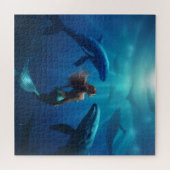 Whale Song en Siren's Song: De reis van een zeemee Legpuzzel (Horizontaal)