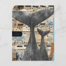 "Whale Song" — Exclusief ontworpen Briefkaart