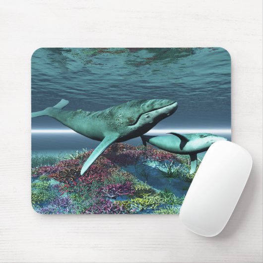 WHALE SONG MOUSEPAD MUISMAT (Met muis)