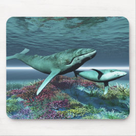 WHALE SONG MOUSEPAD MUISMAT
