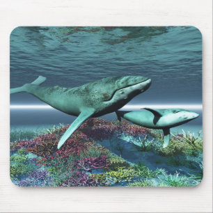 WHALE SONG MOUSEPAD MUISMAT