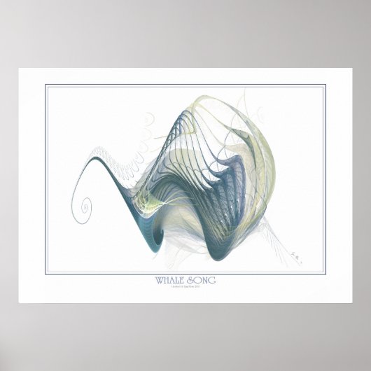 Whale Song Print (Voorkant)