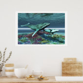 WHALE SONG PRINT (Keuken)