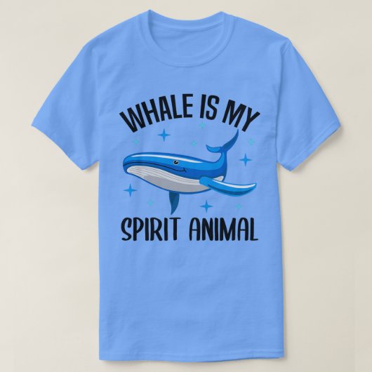 Whale Spirit Animal Zee T-shirt (Design voorkant)