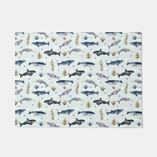 Whale Story Deurmat (Voorkant)