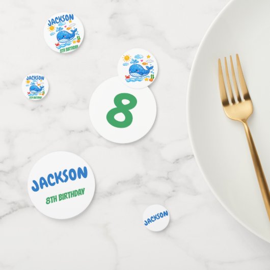Whale Summer Birthday Party Decor  Confetti (Groep)