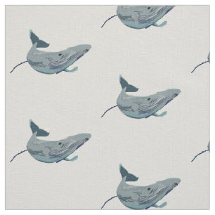 Whale Swim Stof