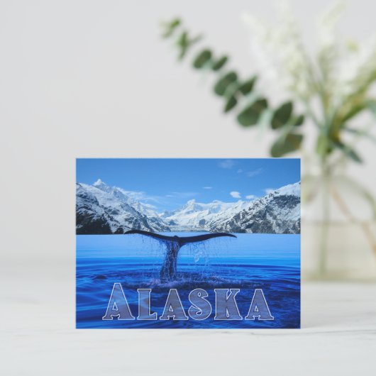 Whale Tail Alaska - Briefkaart (Staand voorkant)