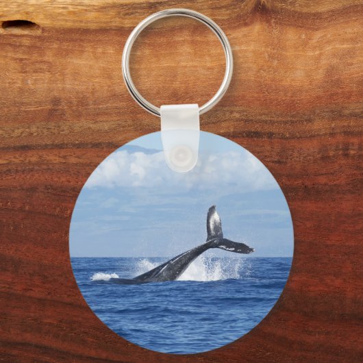 Whale Tail Alaska Sleutelhanger cadeau (Achterkant)