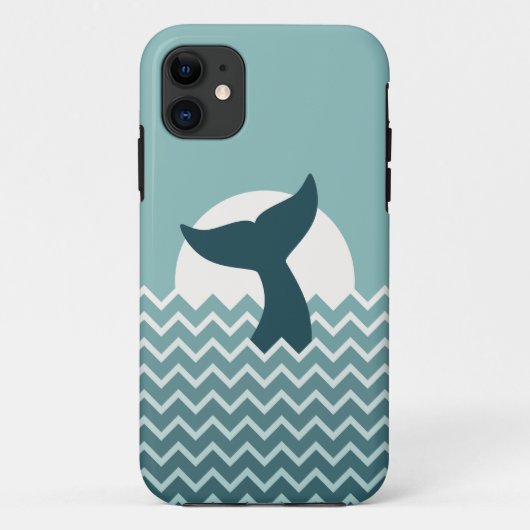 Whale Tail Case-Mate iPhone Case (Achterkant)