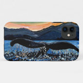 Whale Tail Case-Mate iPhone Case (Achterkant (horizontaal))