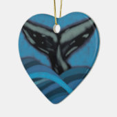 Whale Tail Chalk Drawing Ornament (Links)