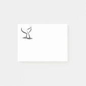Whale Tail Post-it® Notes (Voorkant)