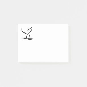 Whale Tail Post-it® Notes