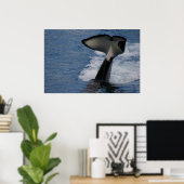 Whale Tail Poster (Thuiskantoor)
