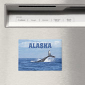 Whale Tail Schilderachtig Oceanic Alaska Magnet Gi (Insitu (Vaatwasser))
