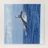 Whale Tail Schilderachtig Oceanic Jigzaag Puzzle Legpuzzel (Verticaal)