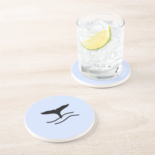 Whale Tail Zandsteen Onderzetter (Zijkant)