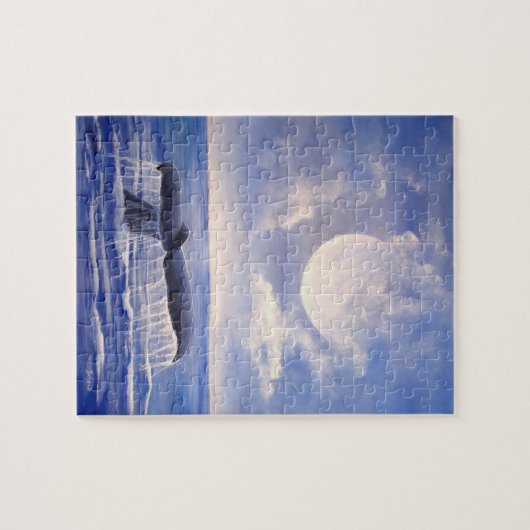 Whale Tale in de Moonlight Legpuzzel (Horizontaal)