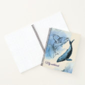 Whale Tales Notebook – Ocean Journal Notitieboek (Binnen)