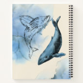 Whale Tales Notebook – Ocean Journal Notitieboek (Achterkant)