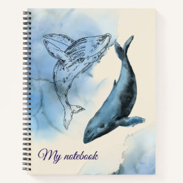 Whale Tales Notebook – Ocean Journal Notitieboek