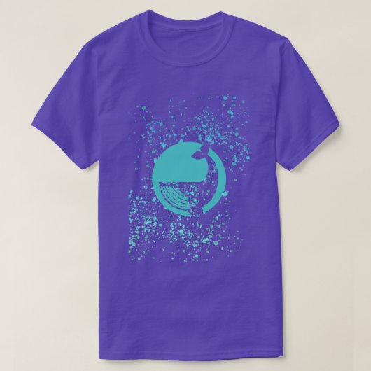 Whale-teken T-shirt (Design voorkant)