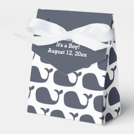 Whale Theme Baby shower Favor Boxes Bedankdoosjes