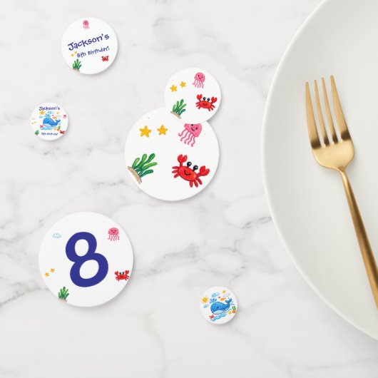Whale Theme Summer Kids Birthday Party Confetti (Groep)