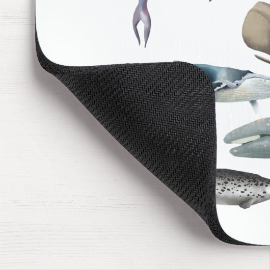 Whale Thmed Mousepad Muismat (Hoek)