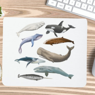 Whale Thmed Mousepad Muismat