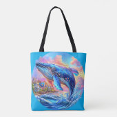 Whale Tote Bag (Achterkant)