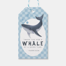 Whale Under The Sea Ocean Thank You Favor Cadeaulabel